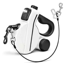 Led utdragbart hundkoppel för nattpromenad