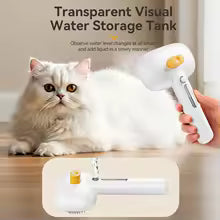 Elektrisk pälsborte med spray för hund och katt