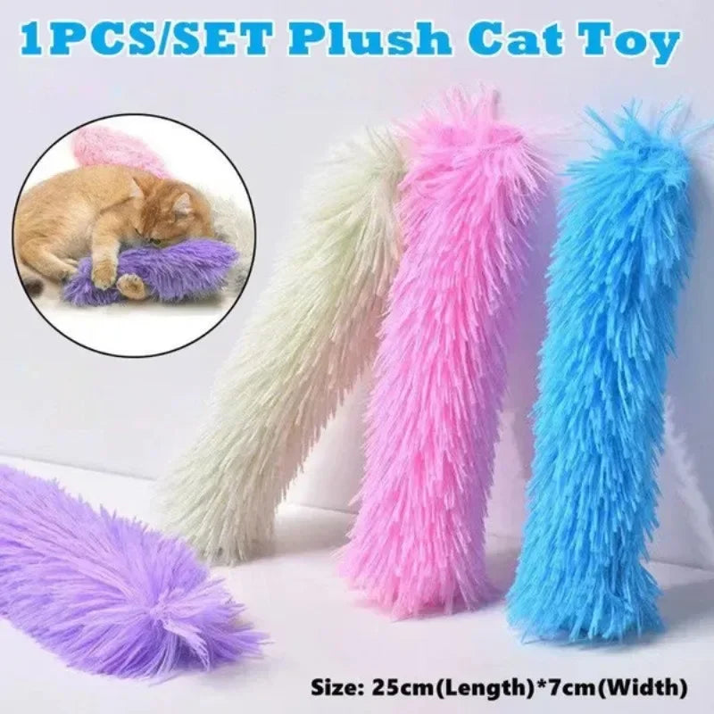 interaktive catnip pluhs cat toy for indoor cats